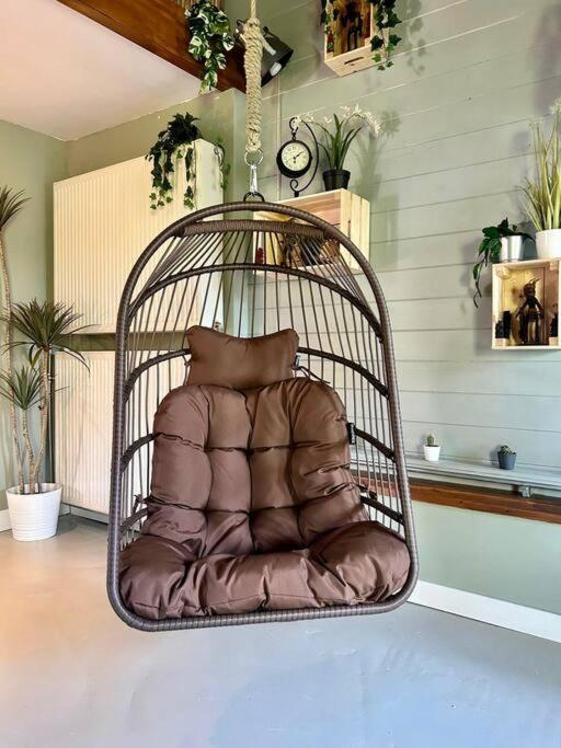Jungle Style Lodge With Jacuzzi ,Sauna And Garden Near Amsterdam Vijfhuizen المظهر الخارجي الصورة